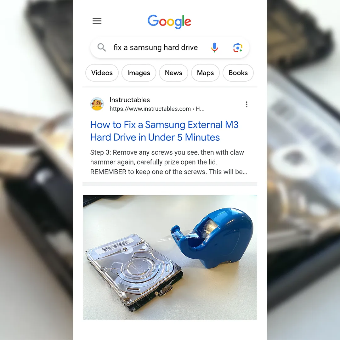 How to fix a Samsung Hard Drive